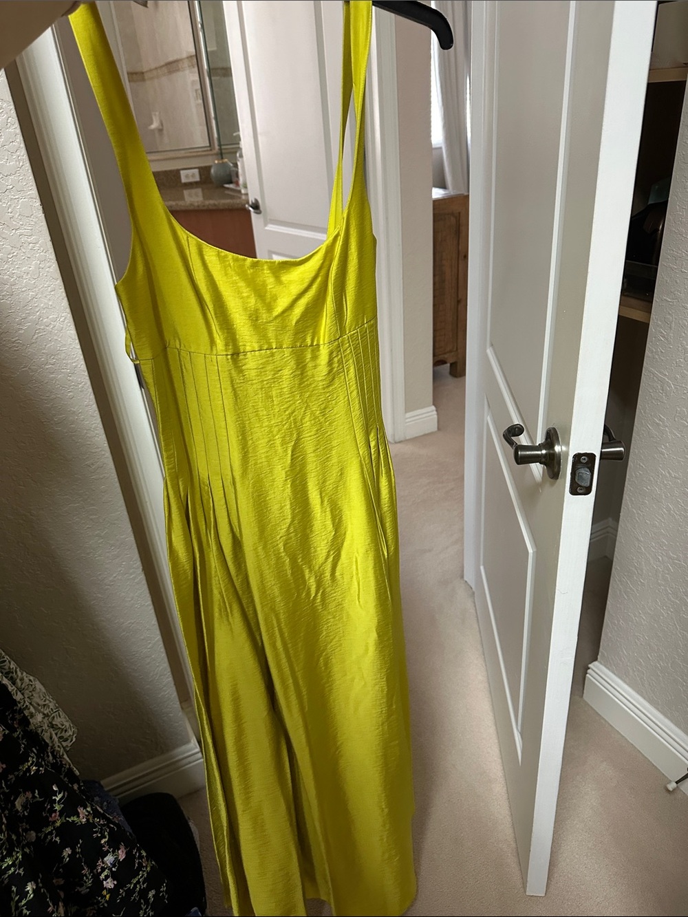 ANTONIO MELANI Lime Yellow Maxi Dress - Picture 2 of 7